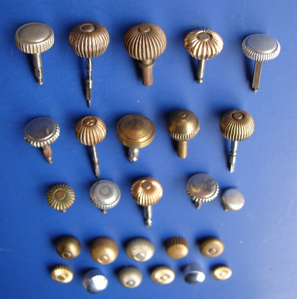 Lot of Vintage pocket watch Crown & Stems watchmaker parts repair Lot of 26 Pc