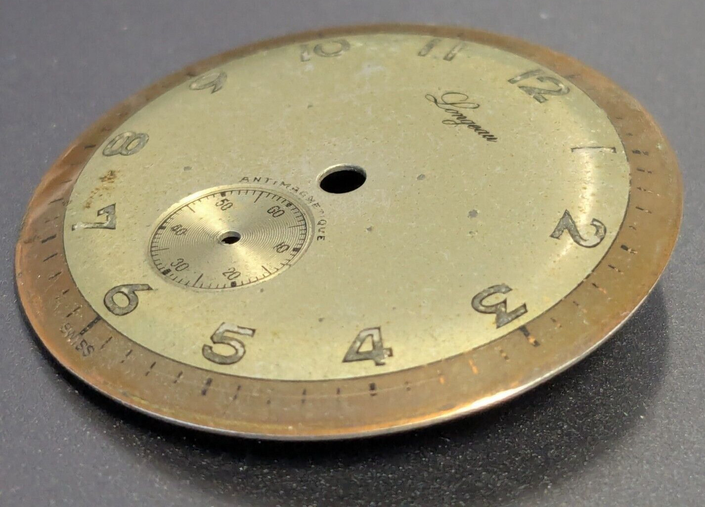 Vintage Longeau Watch Dial with Seconds Sub Dail – 30.6mm
