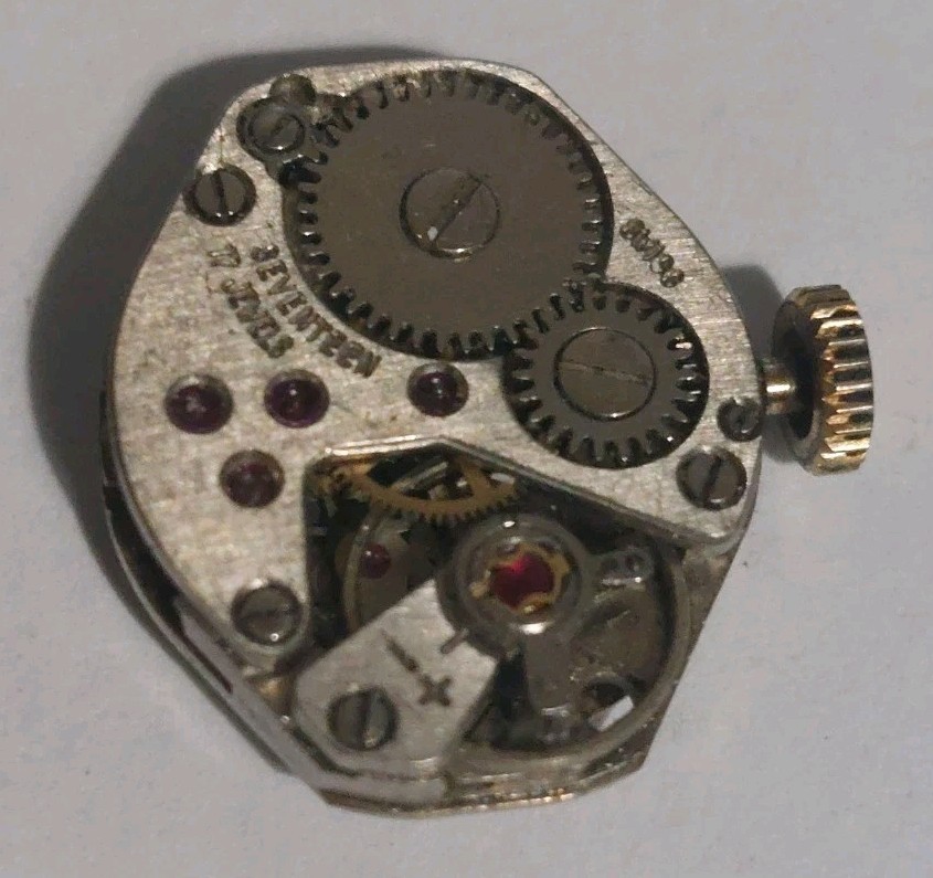 Vintage MuDu 17 Jewels Ladies Mechanical Watch Movement (Balance Is Okay)