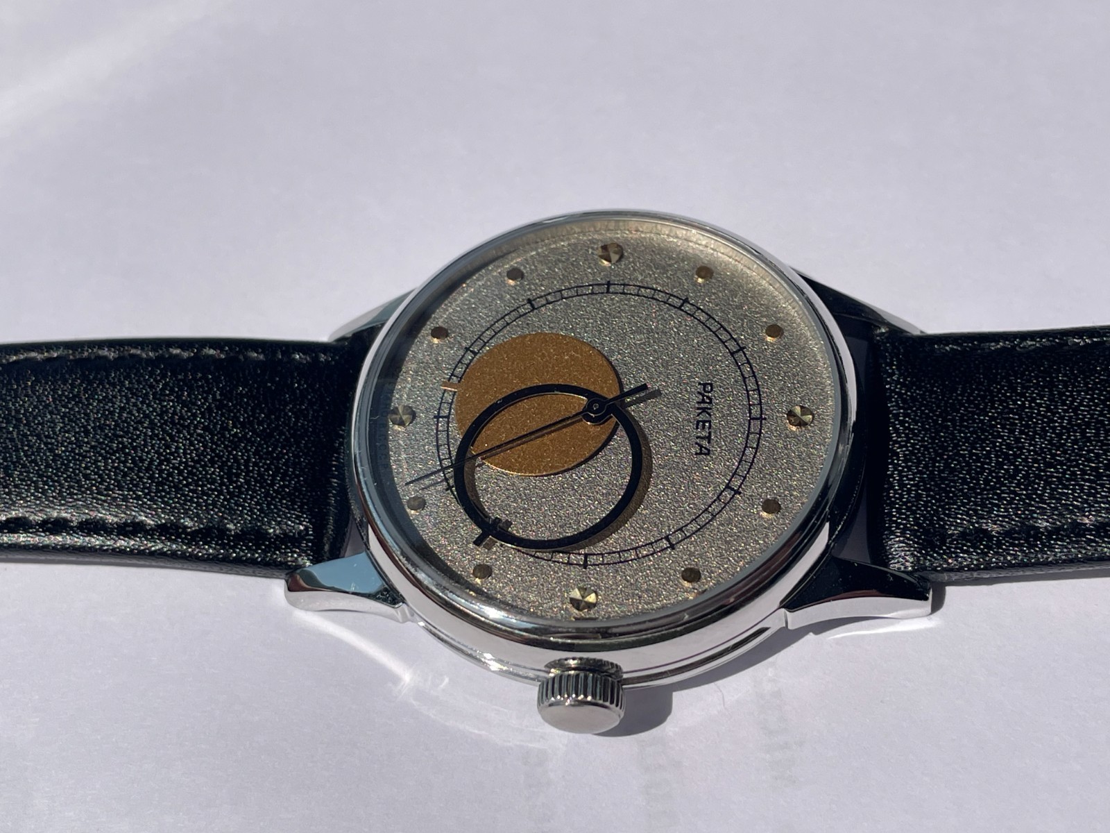 RAKETA KOPERNIK 2609 HA mechanism USSR new case steel mans marriage
