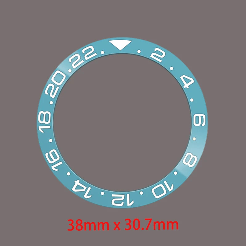 Curved Ceramics Watch Bezel Insert For SKX007 SKX009 SUB GMT Case NH36 NH35