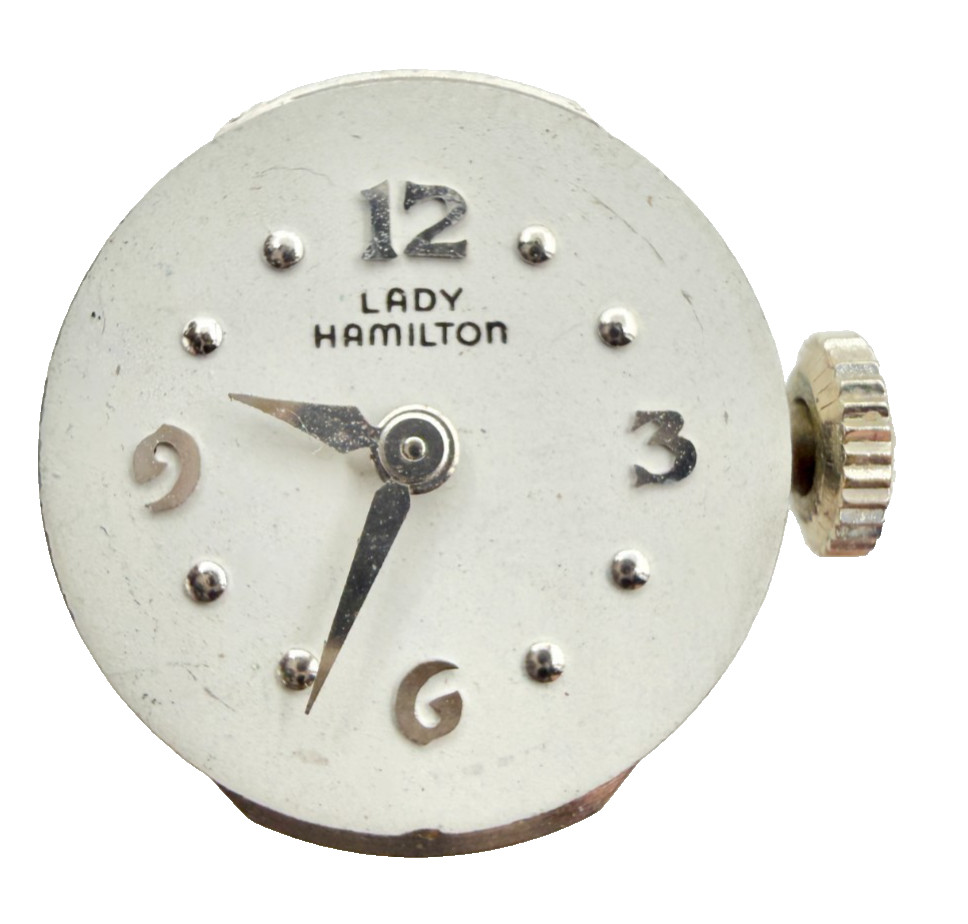 Vintage Lady Hamilton 22j Manual Wind Watch Movment RUNNING Cal.757