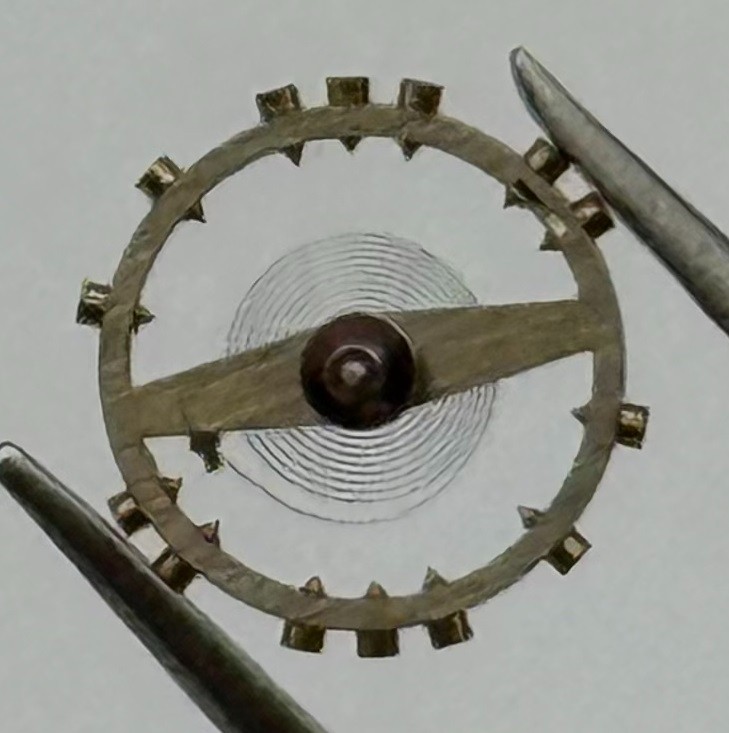 Felsa 4062 Balance Wheel Complete And Spring 6¾’’’ 4741 Watch Movement Parts NOS