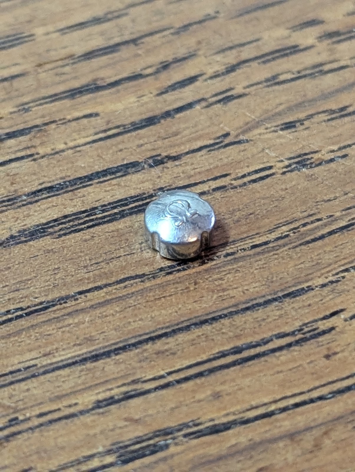 Omega Clover Crown, Used, 5.25mm X 3mm, Tap 11, Watchmaker Part #P966