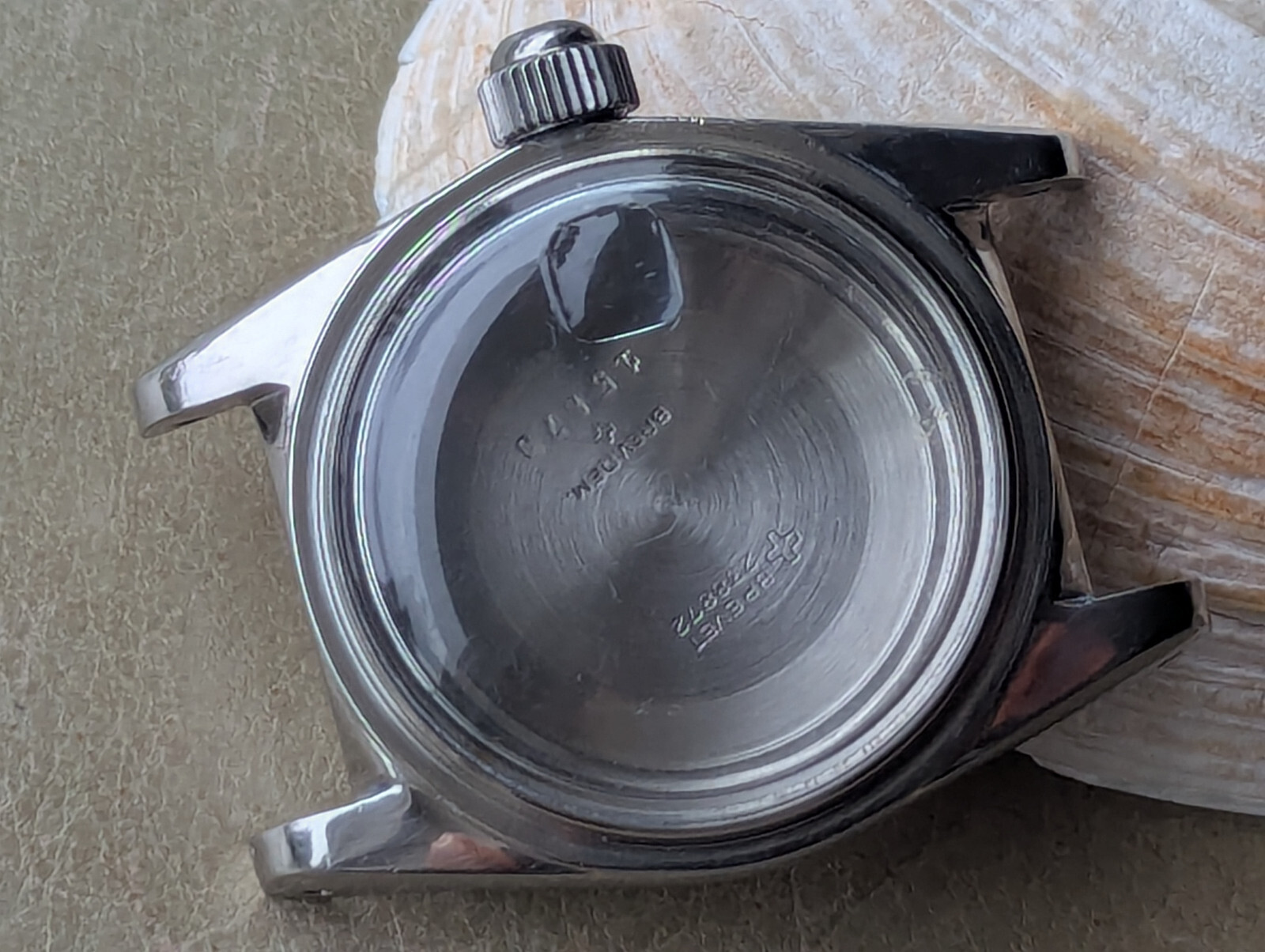 Vintage 1960’s Titus Calypsomatic 7085 ‘Big Crown’ Diver CASE/CROWN/CRYSTAL ONLY