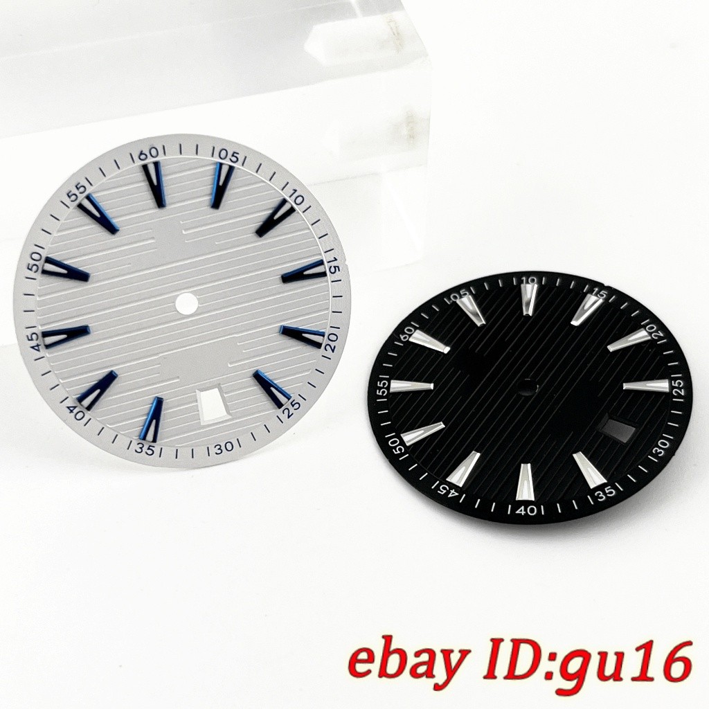 NH35 6 o’clock Date Window 33.5mm Watch Dial Green Glowing Watch Accessories