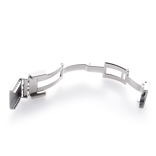 Zenith Triple-Folding Stainless Steel Deployant Clasp Designed for Bracelet