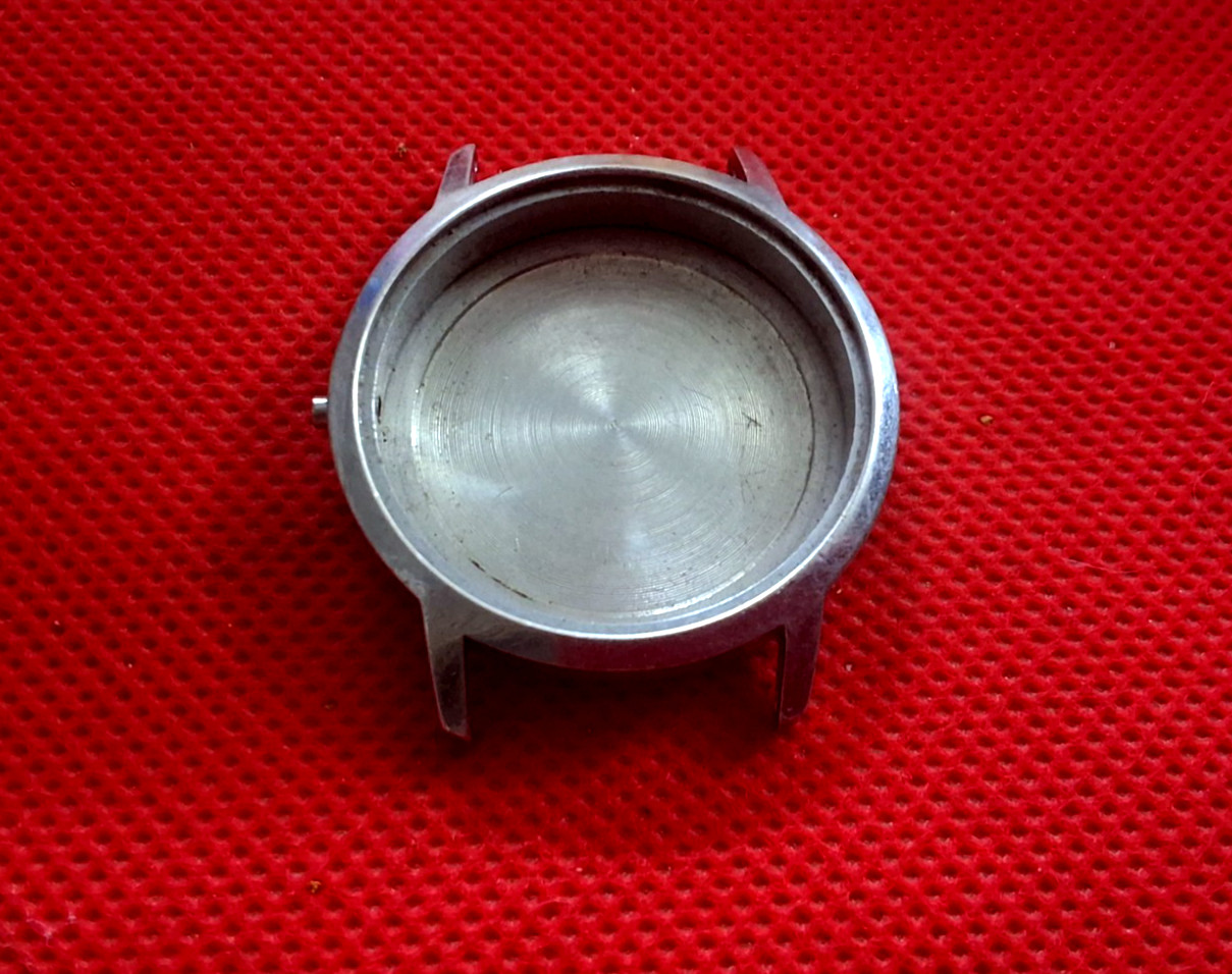 Vintage Case For Roamer Vanguard Stainless Steel Wrist Watch Case 805-8151.304