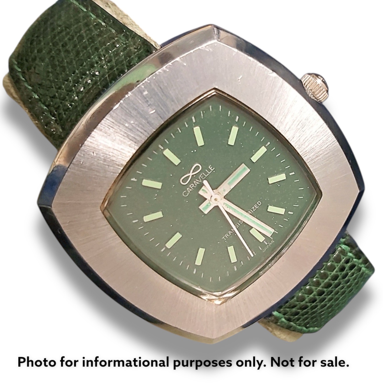Caravelle 12OTC Watch Crystal 1496 Flange TV 1496FL Case 3200 31.2 mm NOS
