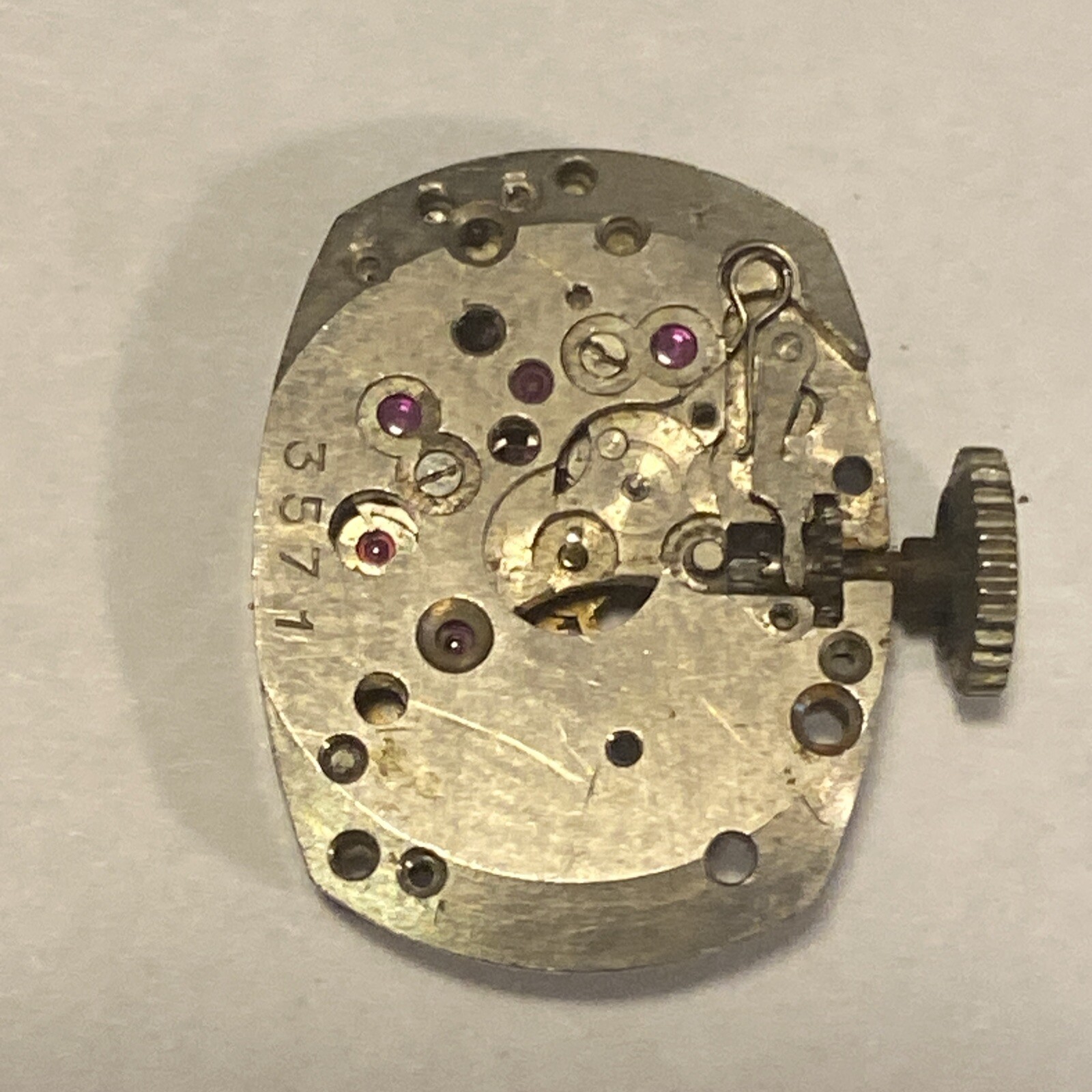 Gruen Watch Co. Movement 17 Jewel Parts/Repair Gruen 275 Good Staff