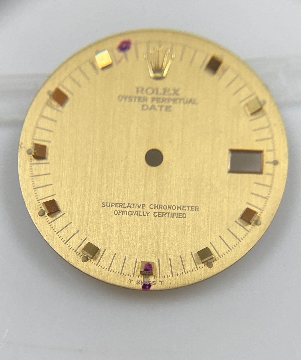 Genuine Rolex 34mm Datejust 1500 1501 1505 Cal 1560 1570 Champagne Gold Dial