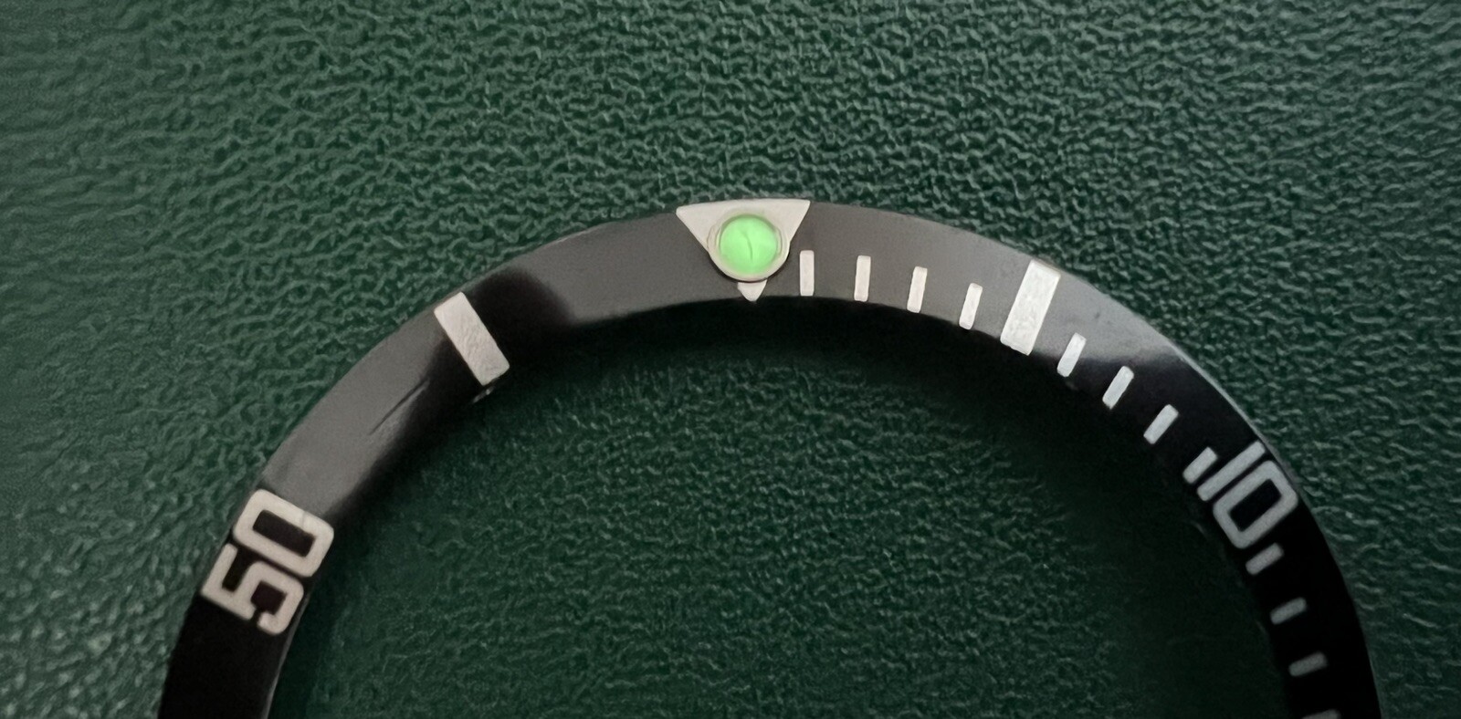 Genuine Rolex Submariner Date 16610 16610T 16800 168000 Black Bezel Insert #5160