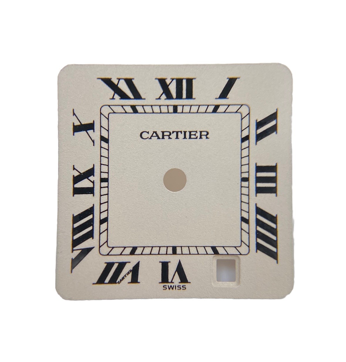 Original Cartier Panthere 83949 Cal 83 Cream 37837306 Midsize Date @5 Roman Dial