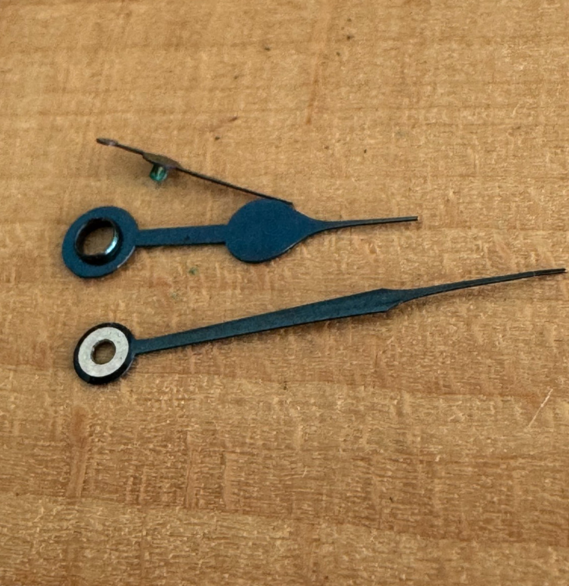 VINTAGE BLUE HANDS 3 PCS FOR 16 SIZE HAMILTON 992B POCKET WATCH!