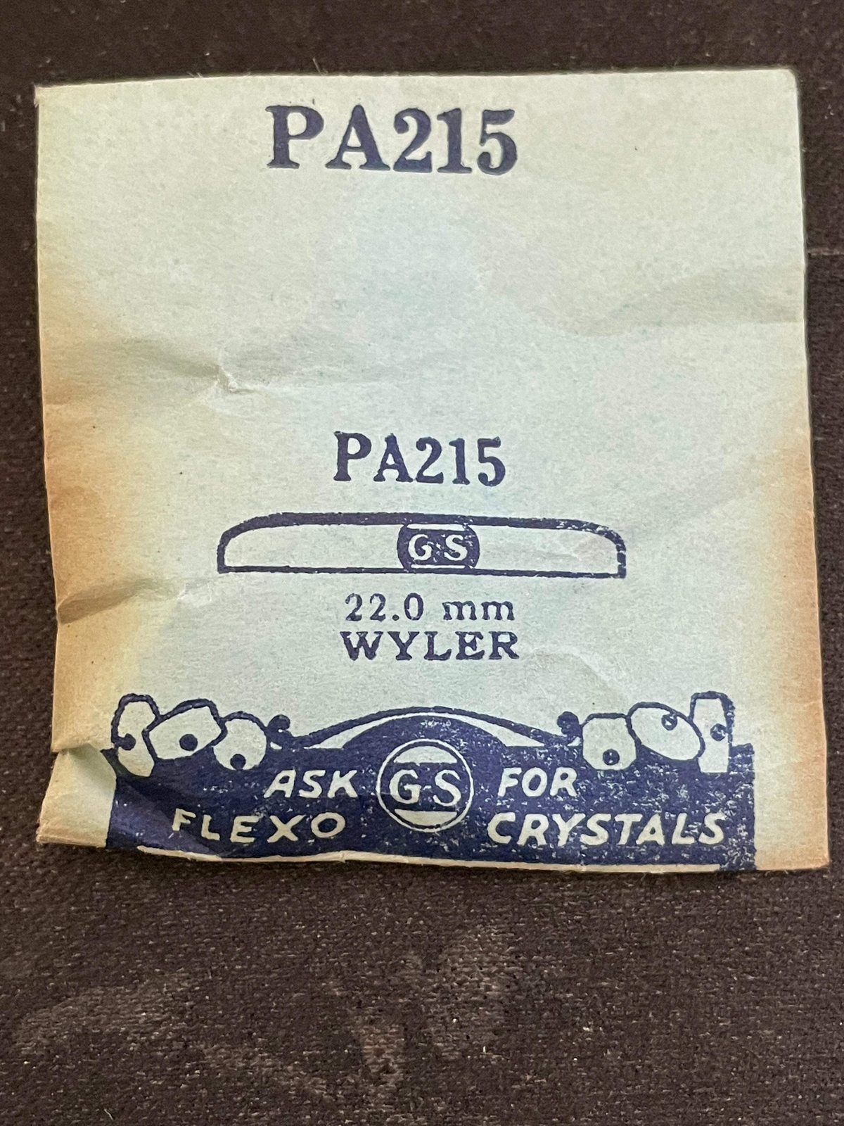 GS PA215 Wrist Watch Crystal 22.0mm for Wyler – New
