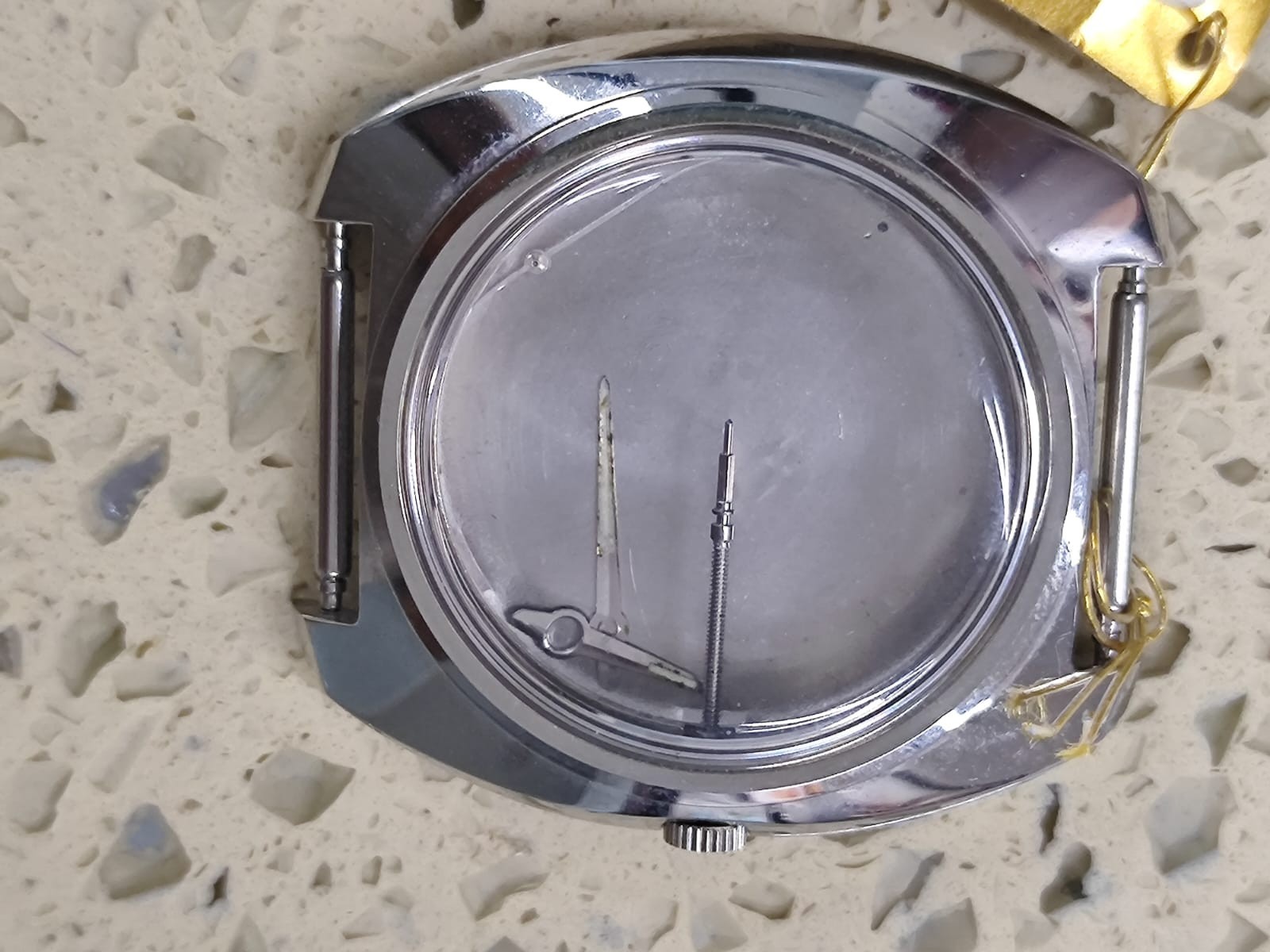 Seiko 7006-7000 Part CASE & Hands & crown Japan – sample NOS 1979