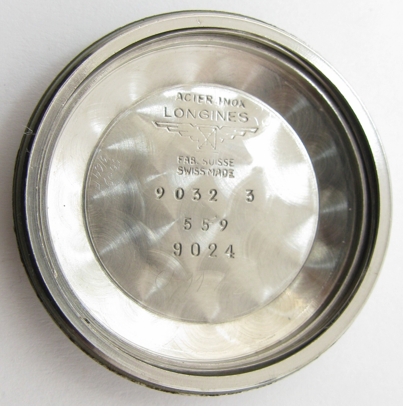 Longines Watch part complete case 9032 3 in stainless steel 35 mm