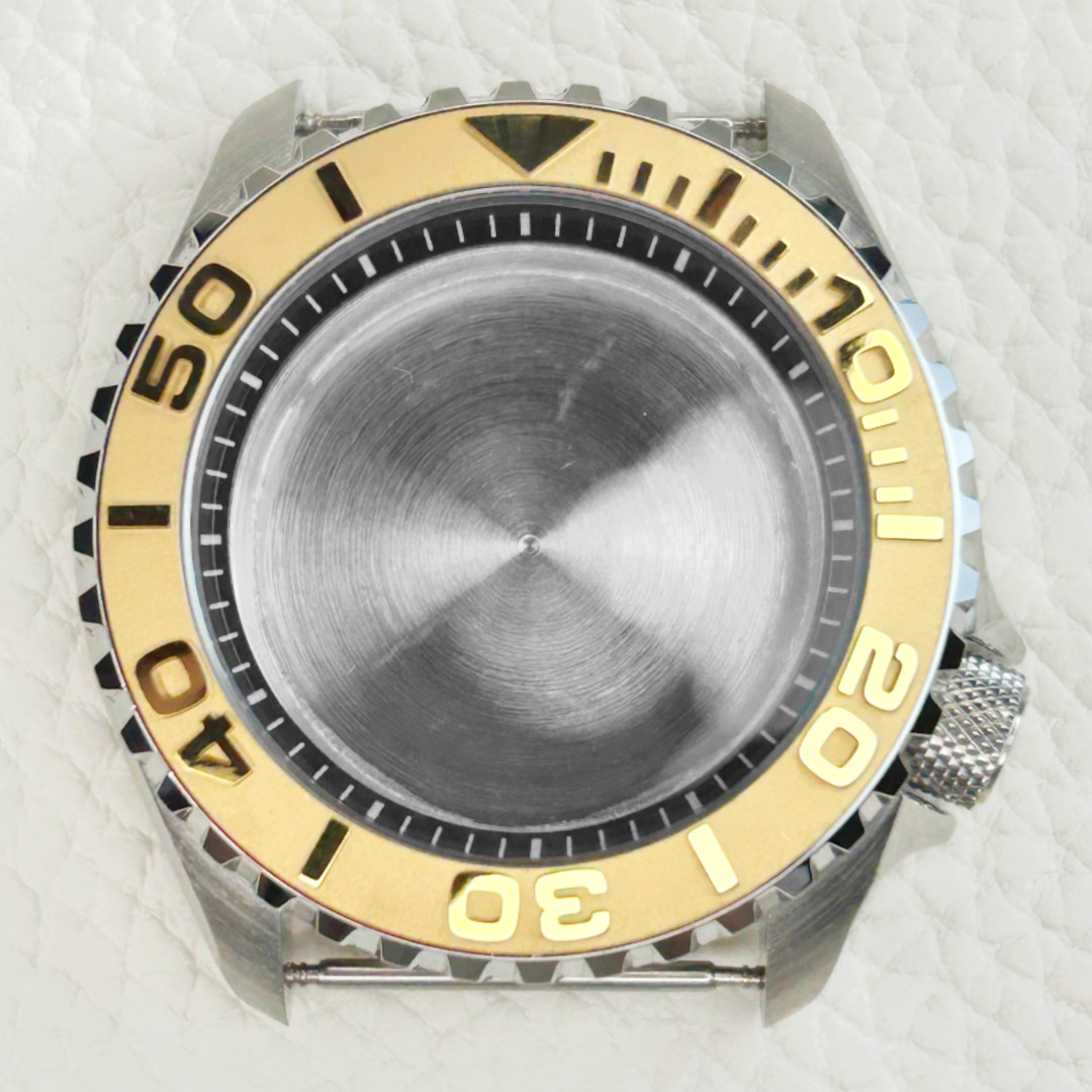 SKX007/SRPD Silver Watch Case Set Starter Pack Mod for NH34 NH35 NH36 Matte Gold