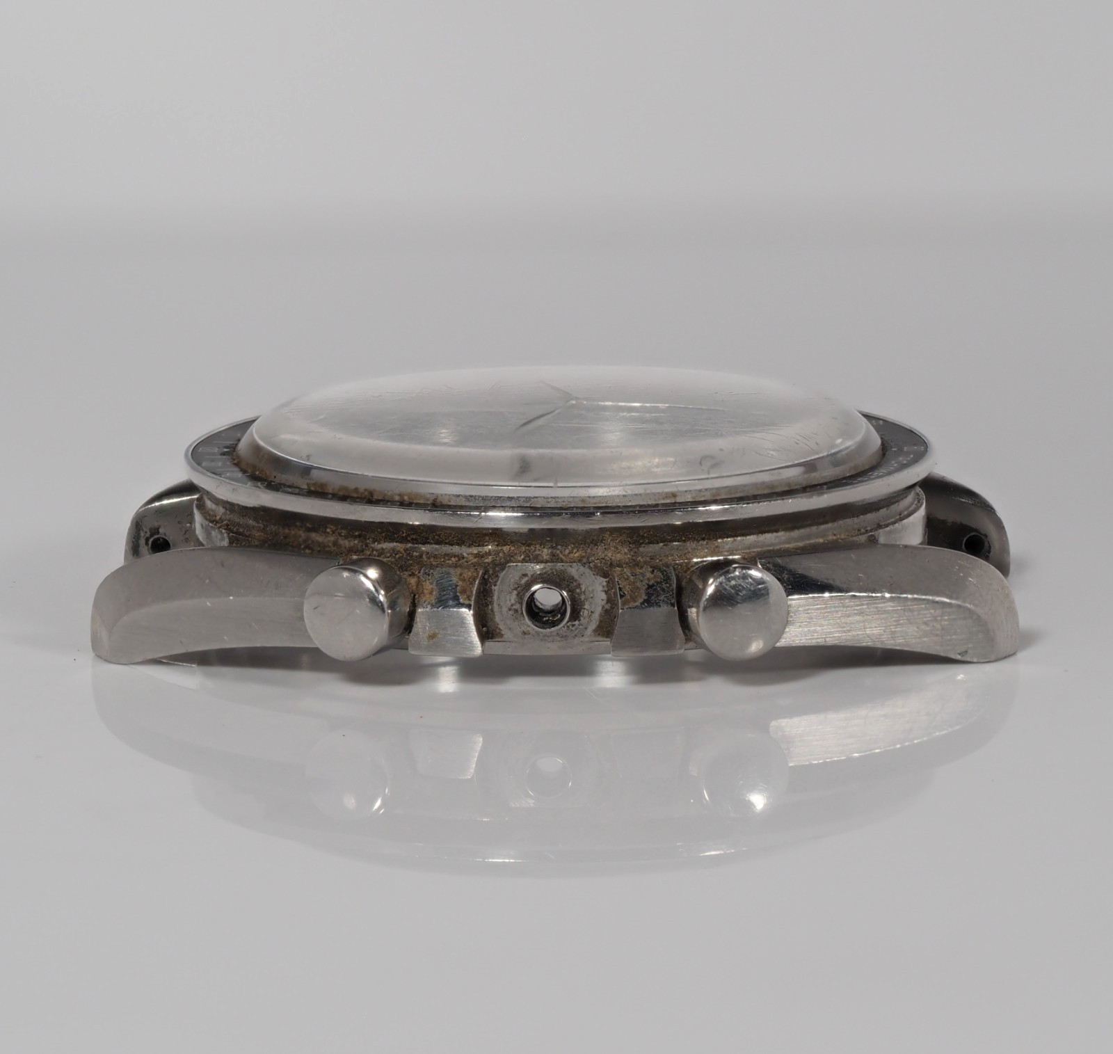Original Vintage Omega Speedmaster 145.012-67 Mid Case Service Bezel Unpolished
