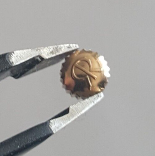 Milus Water Resistant Gold Plated Crown