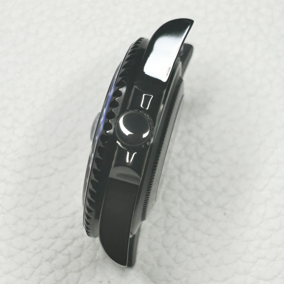 Black Watch Case 40mm PVD Steel Pepsi 20ATM for NH34 NH35 Sapphire Glass Mod