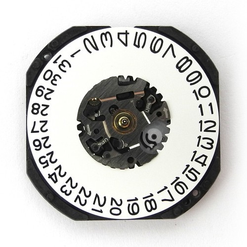 For Hattori VX42 at 3 O’Clock Seiko Quartz watch movement Date at 3/6′ 3 Hands