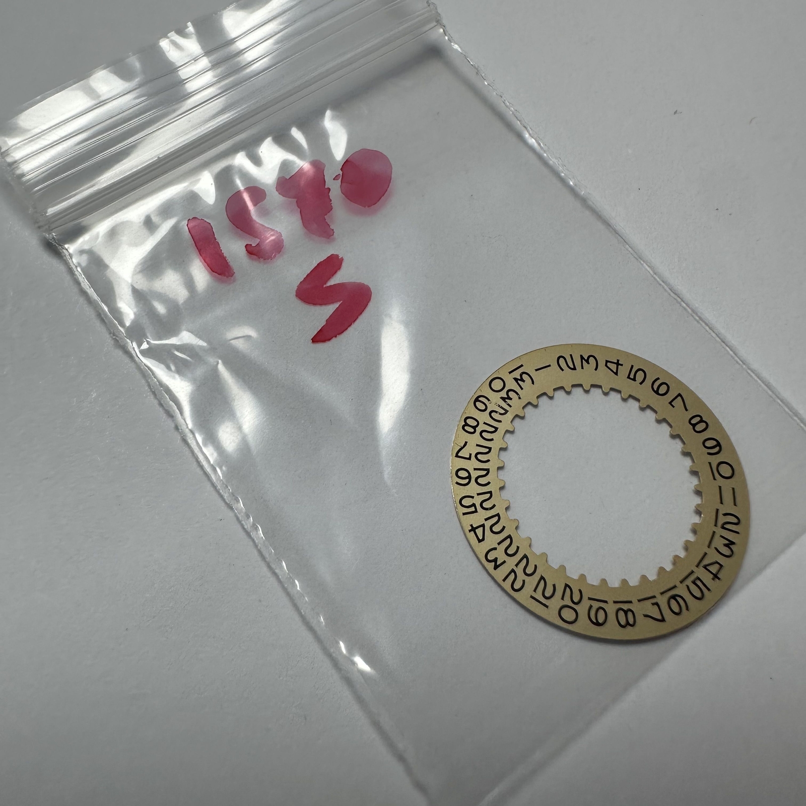 Rolex Vintage Date disc RARE caliber 1570 1575 Golden Yellow