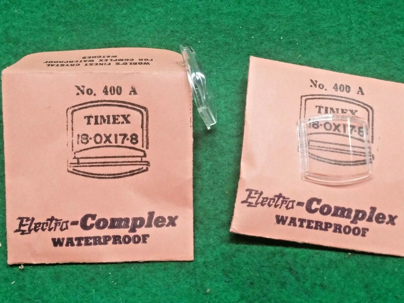 Electro-Complex 400A Timex 18.0 x17.8 Plastic Watch Crystal