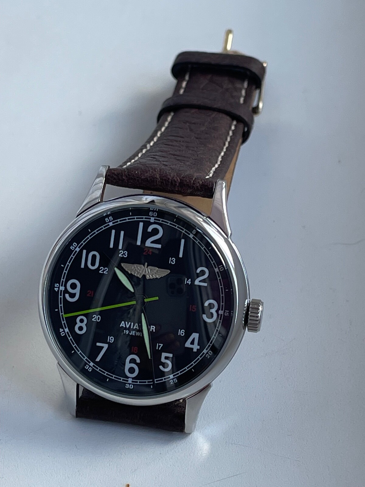 RAKETA 2609 HA mechanism USSR case steel MANS WRISTWATCH NEW marriage