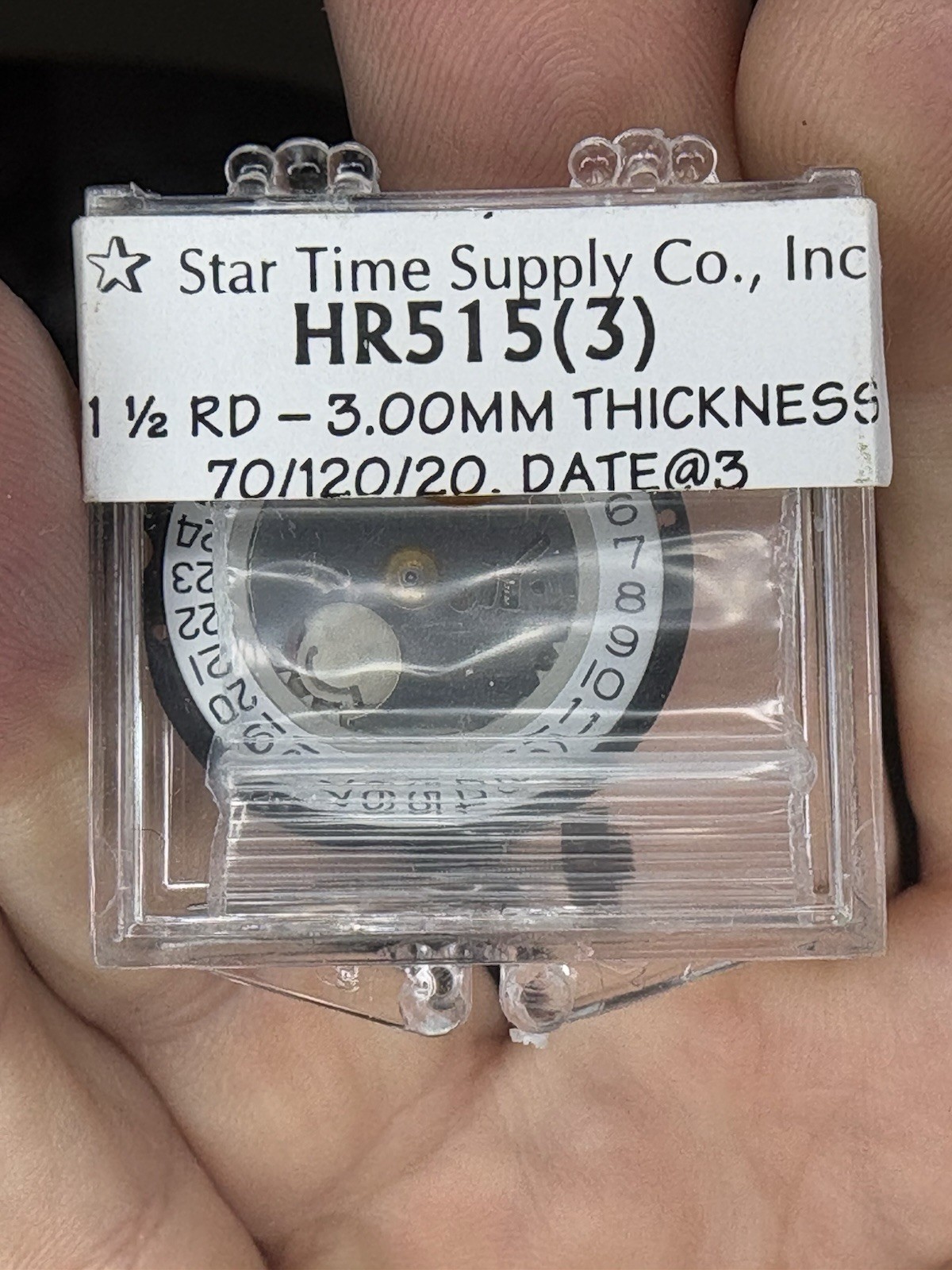 NOS Harley Ronda Quartz Watch Movement Lot 4 HR762 HR763 HR705 HR515 Repair Swss