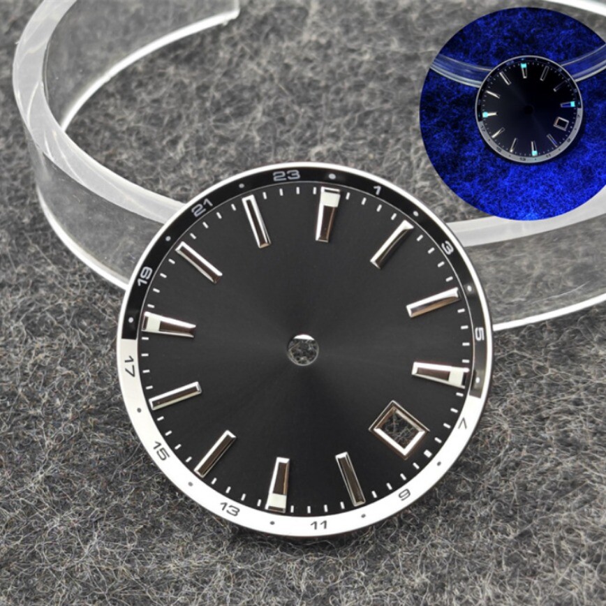 NH34 Dial 32mm GS Dial BGW9 Lume Fits NH34 Movement Watch Accessories Watch Dial