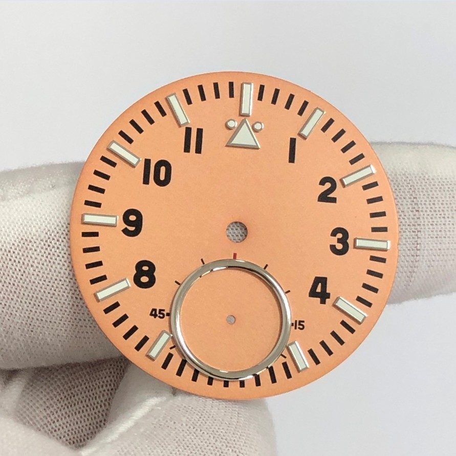 38.8mm Watch Luminous Dial 6 o’clock Subdial for ST3621/ETA6498 Movement