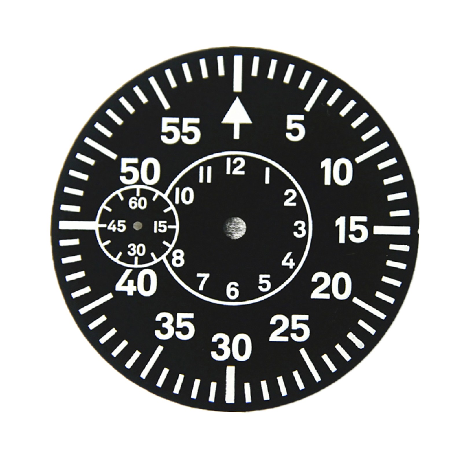 38.9MM 6/9 o’clock Watch Dial Green Luminous Watch Face Plate For ETA 6497 6498]