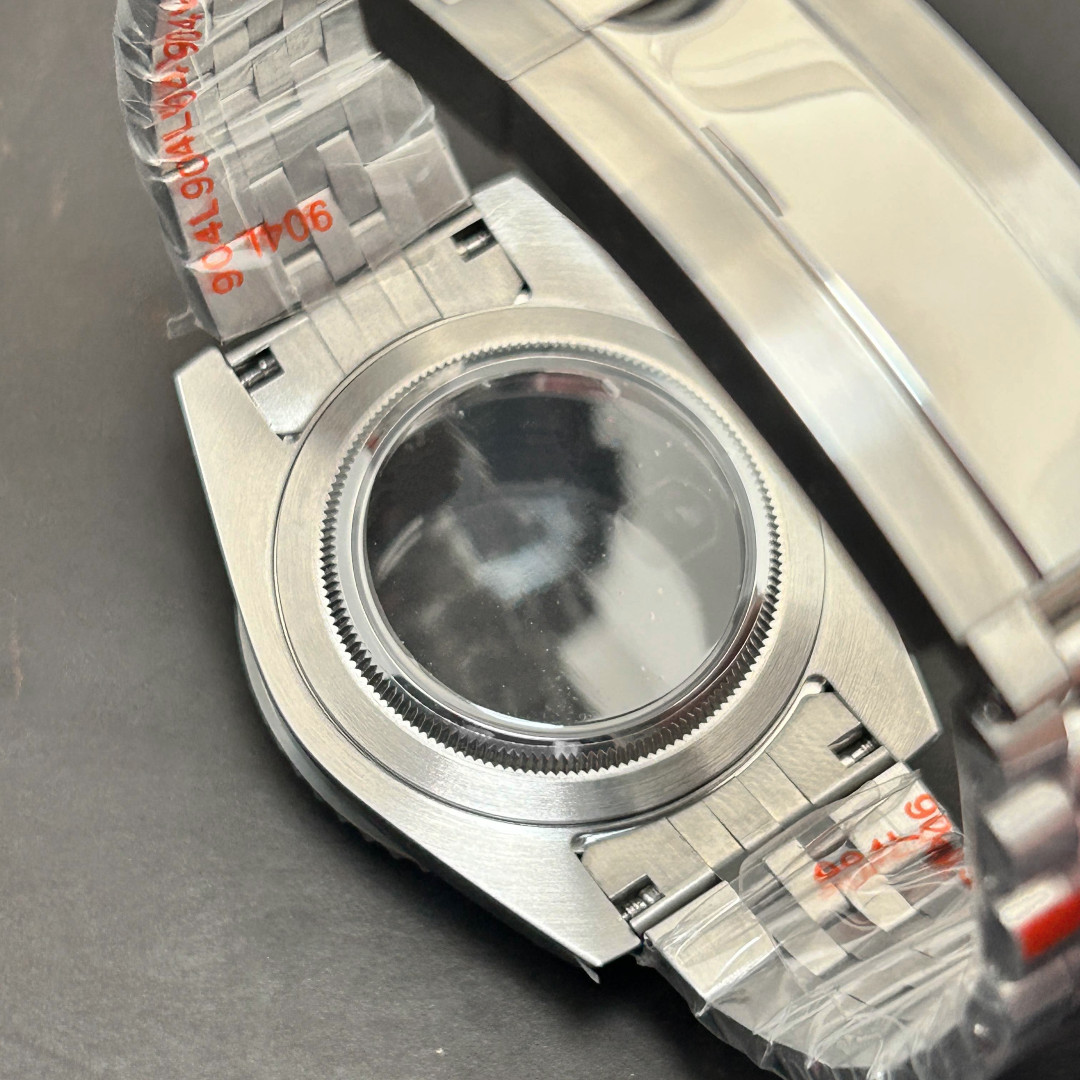 40mm Sapphire glass White ceramic bezel Watch Case fit japan NH35 NH36 MOVEMENT