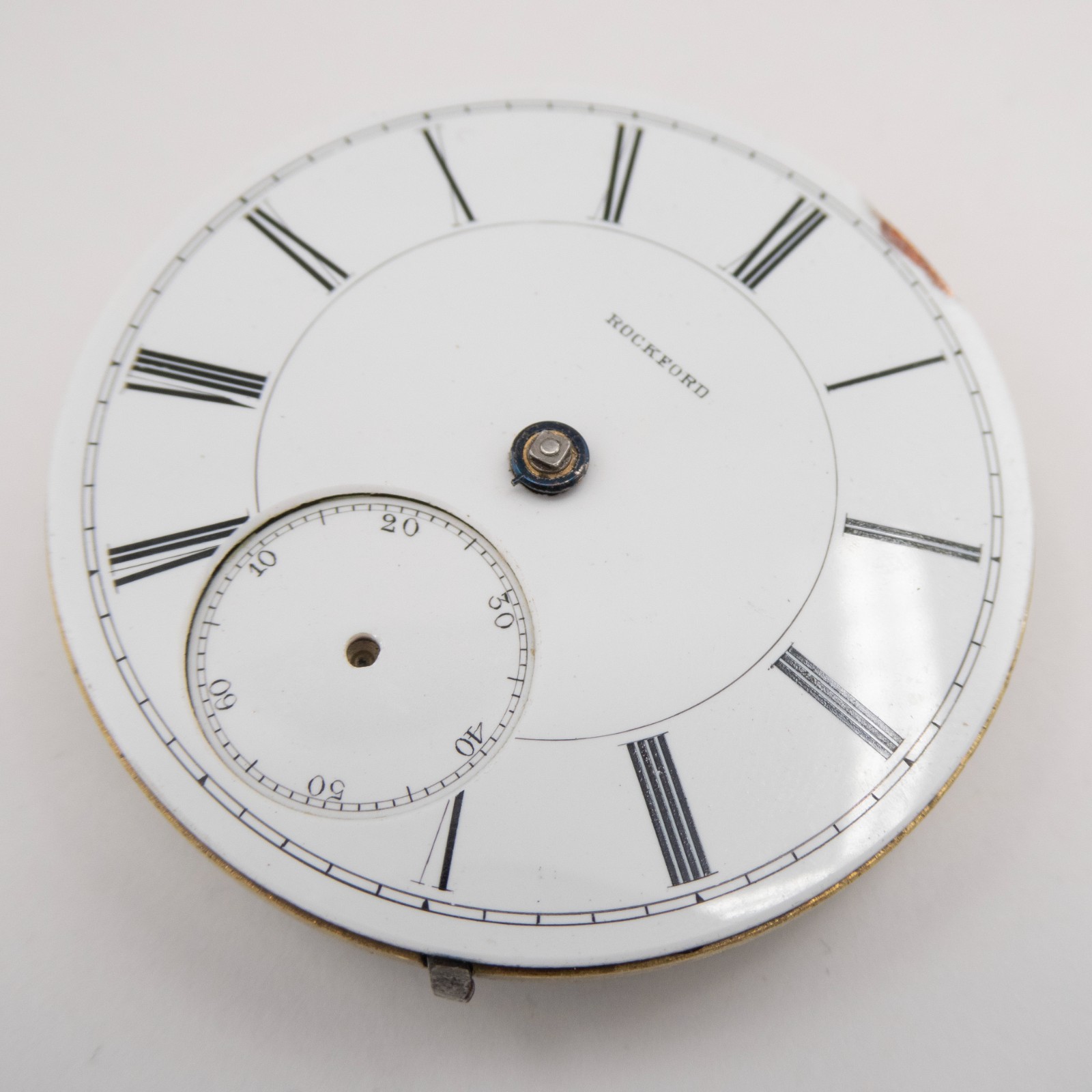 Scarce Rockford Model 6 15-Jewel Antique Pocket Watch Movement, Runs