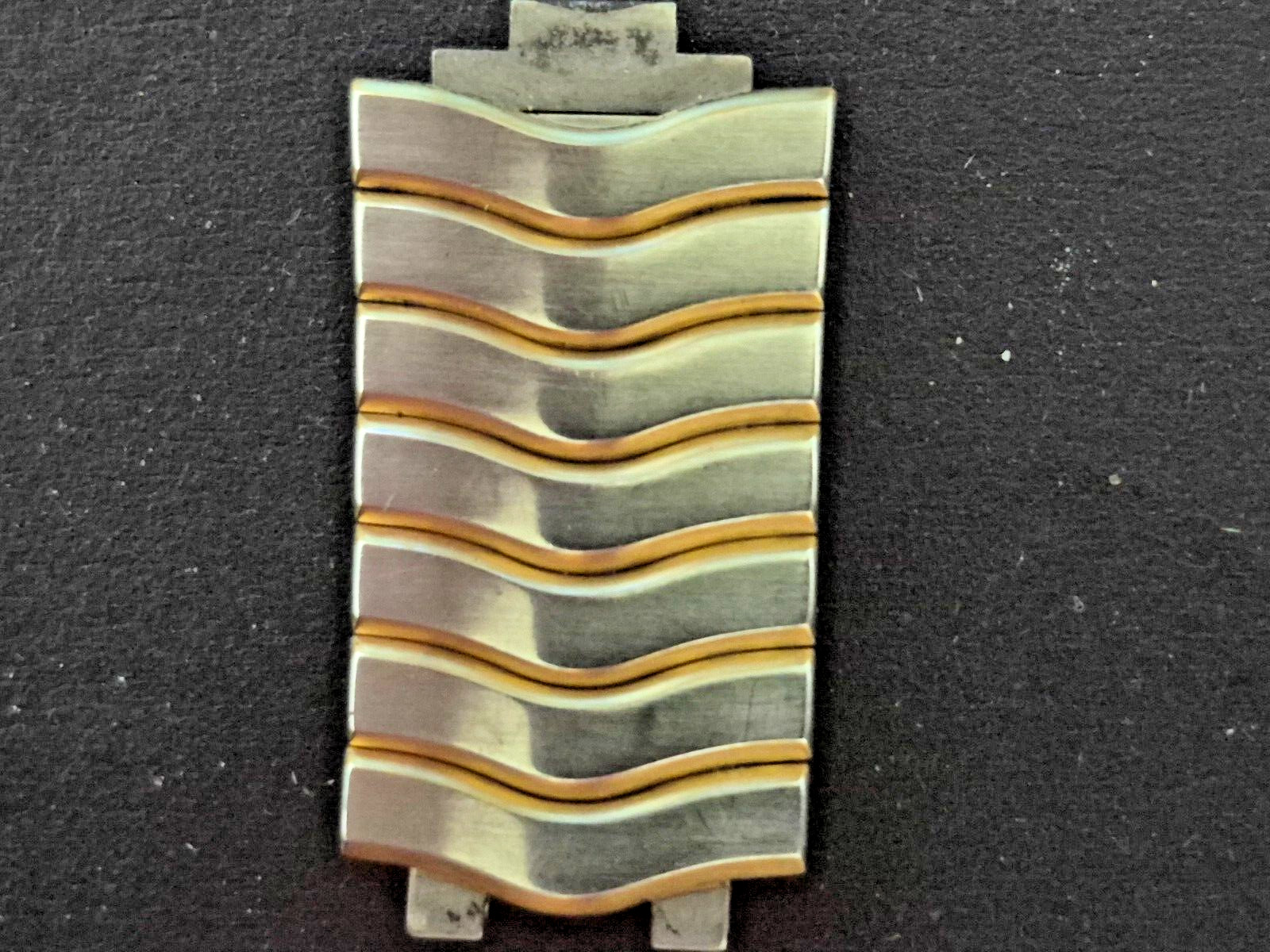 EBEL Classic Wave 7 Link Steel & Gold Segment for bands found on 21mm lug cases