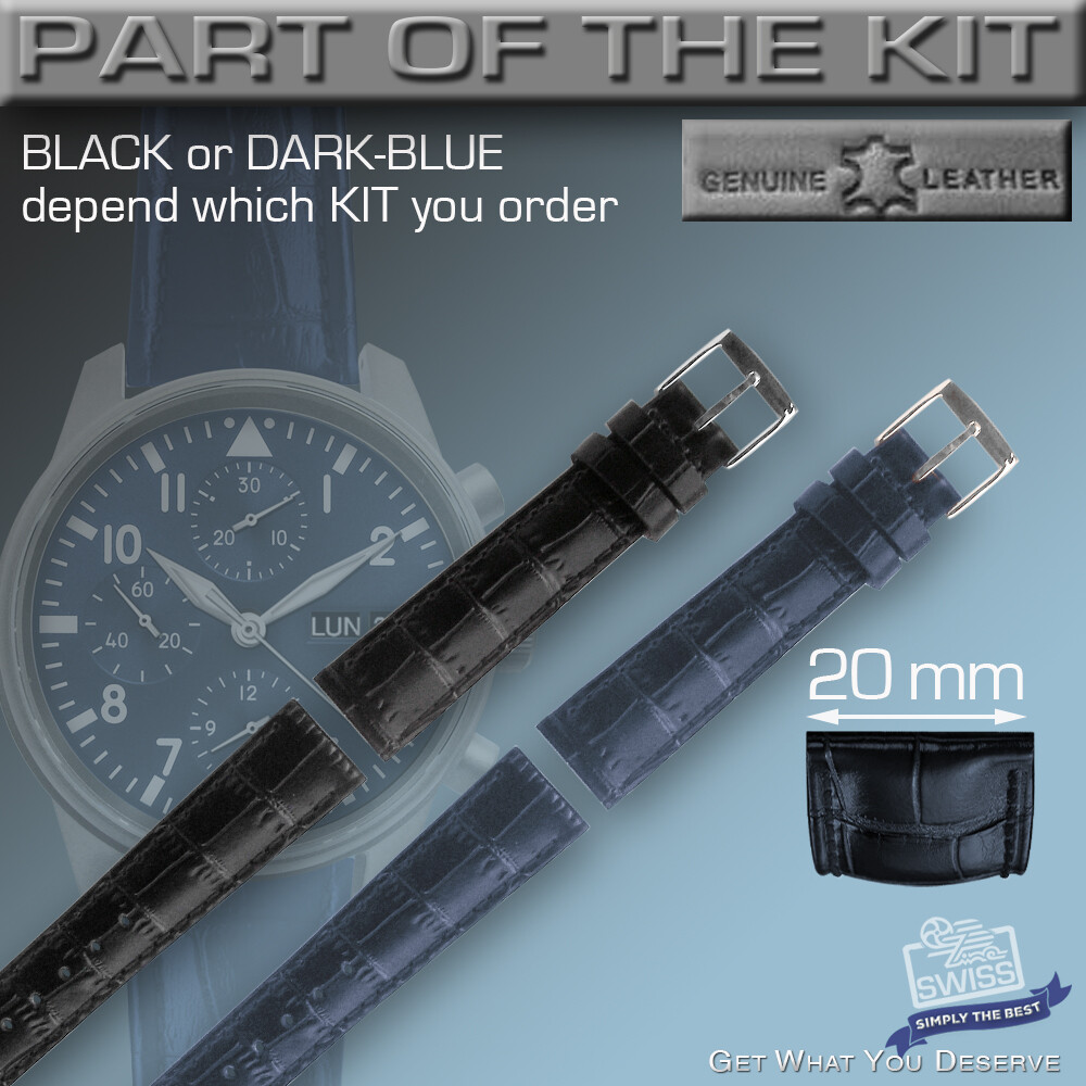 DO IT YOURSELF KIT: 7750 ETA-VALJOUX, SOLID TITANIUM 41 MM, POLISH or SANDBLAST