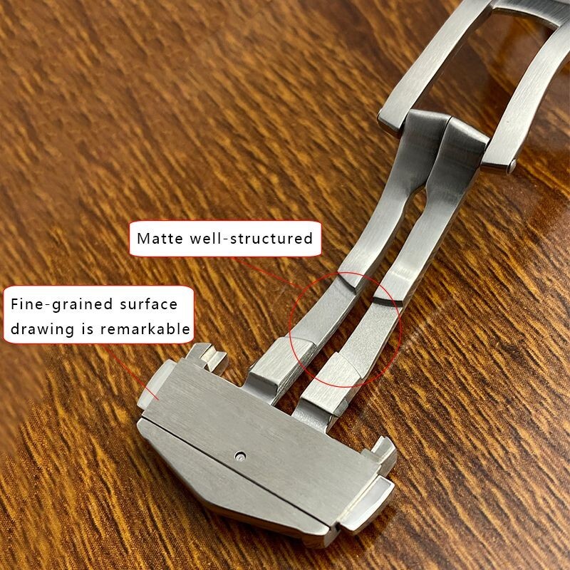 18mm High Grade Watch Band Folding Buckle Fits Omega Leather / Rubber Straps