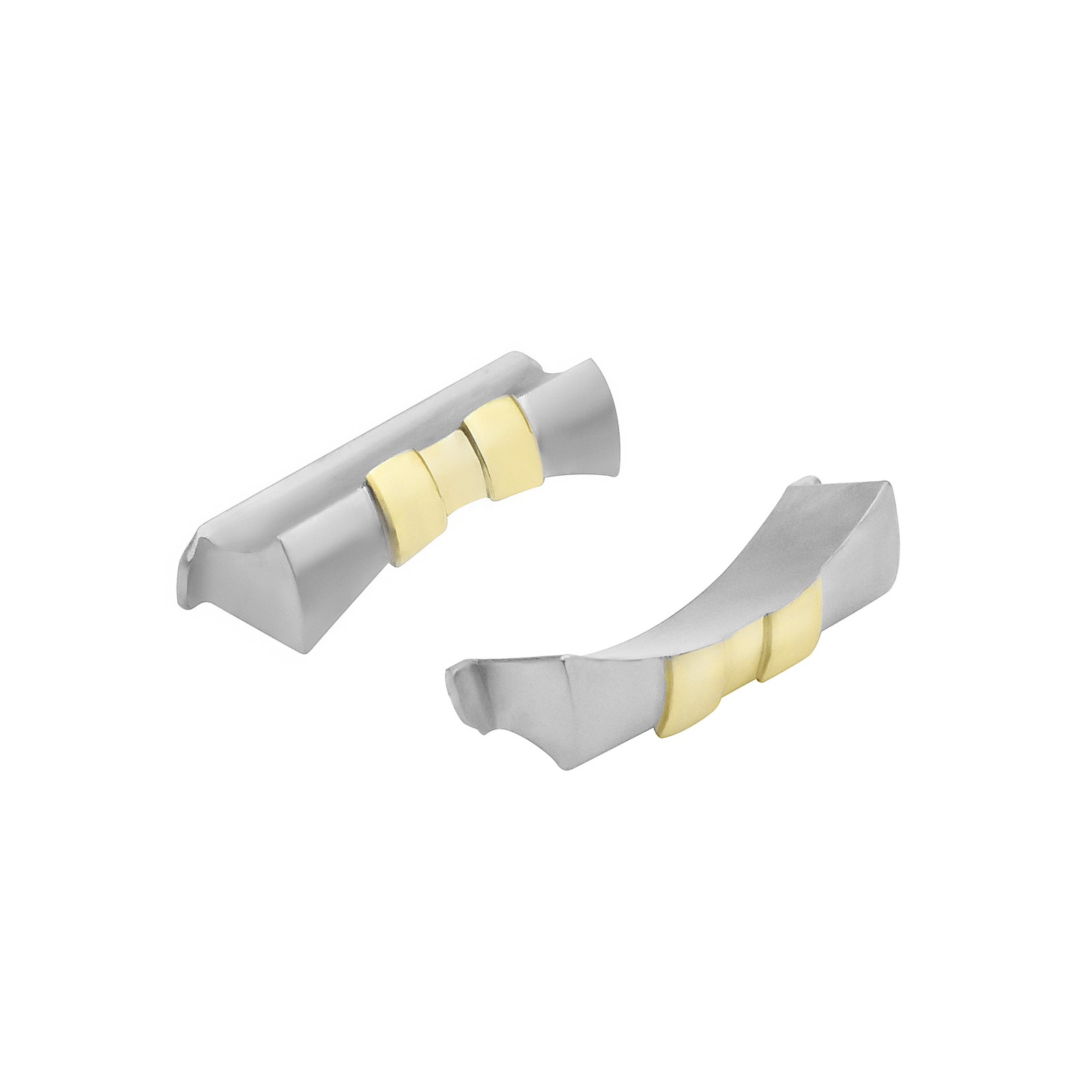 19mm Two Tone Jubilee Replacement End Piece For Rolex 114200 114210 114270