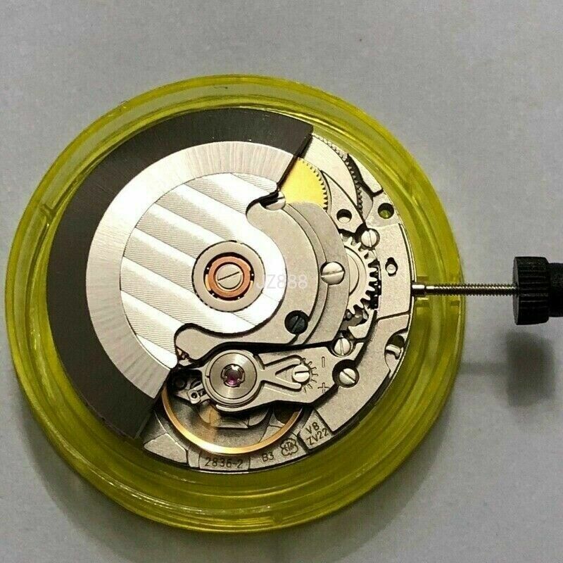 For SEAGULL ST2146 CLONE ETA 2836 2836-2 AUTOMATIC MOVEMENT PERLAGE WHITE Silver