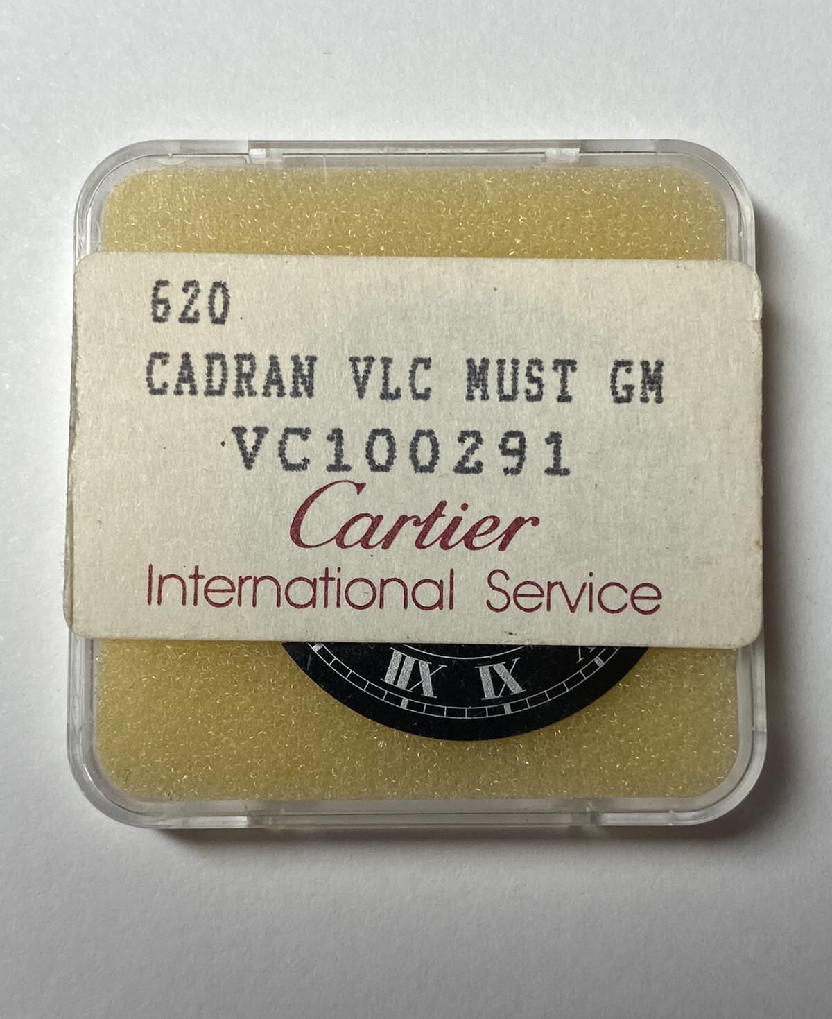 Original Cartier Must de Ronde Vendome 925 1700**** Black Roman Cal. 81 Dial