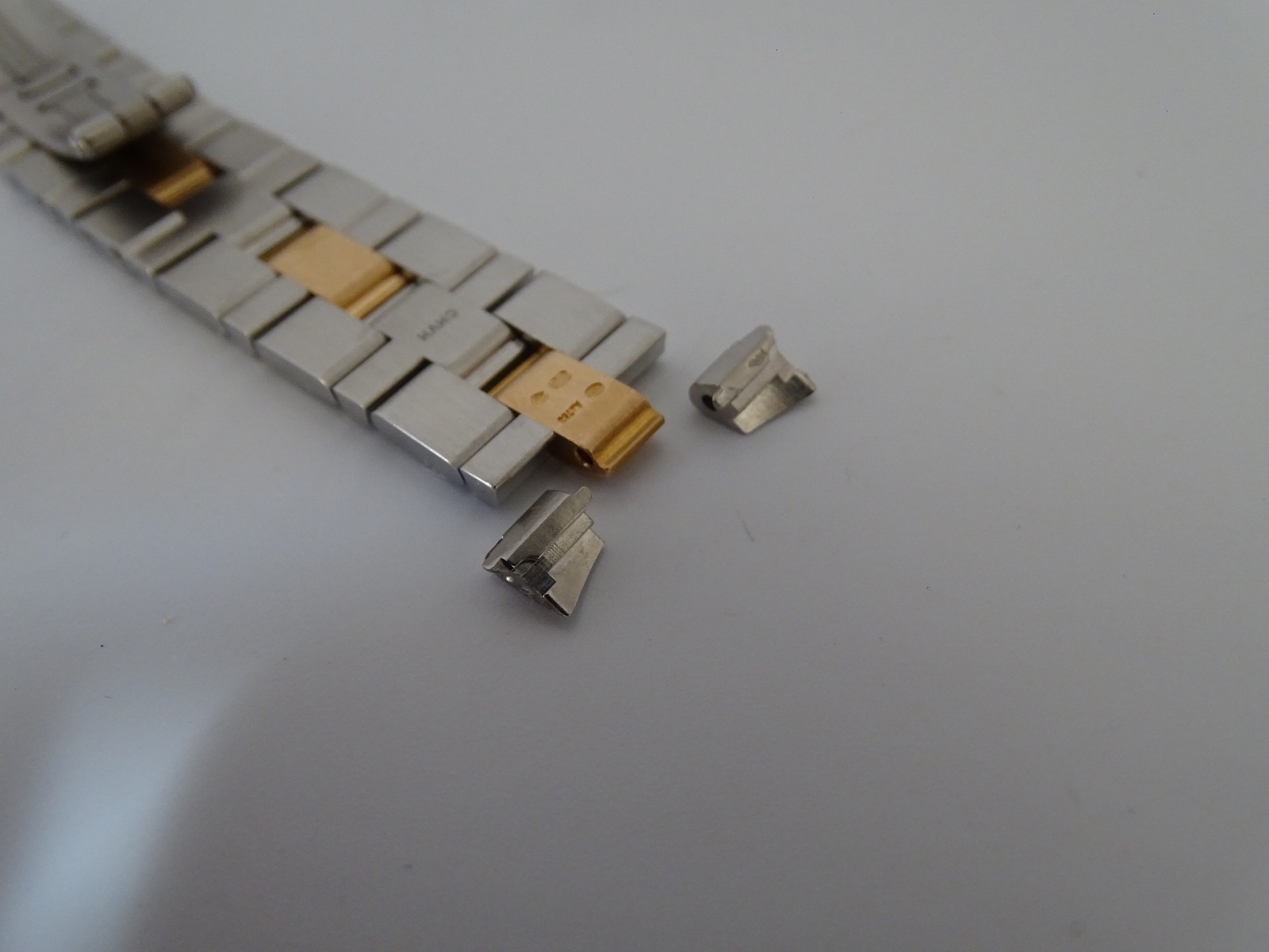 Cartier Cle de Cartier Bracelet 18k Rose Gold & Stainless Steel 16.2mm Original