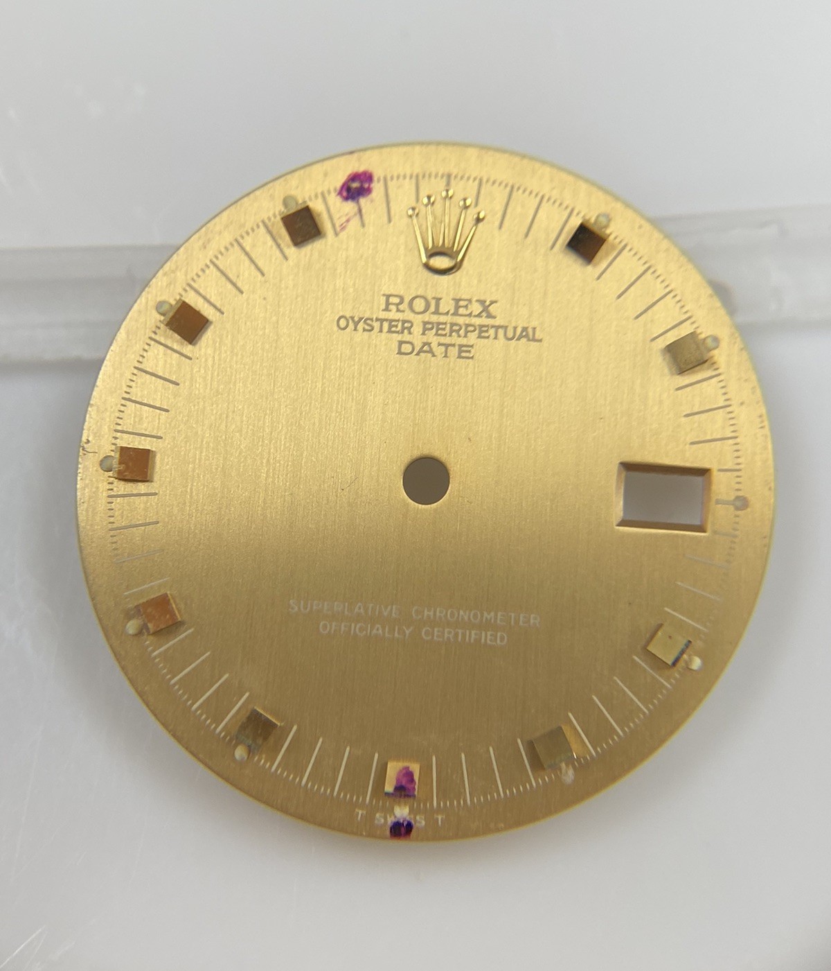 Genuine Rolex 34mm Datejust 1500 1501 1505 Cal 1560 1570 Champagne Gold Dial