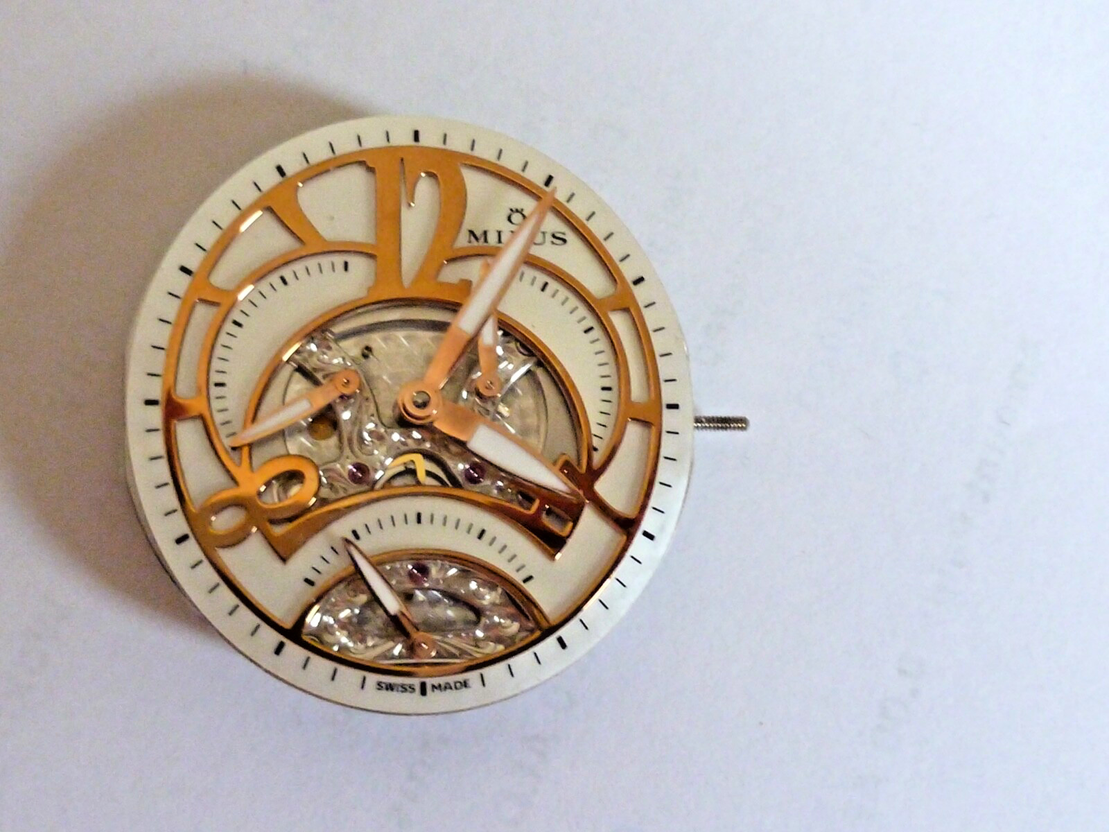 Milus Herios Tri Retrograde ETA 2892 Automatic Watch Movement new condition dial