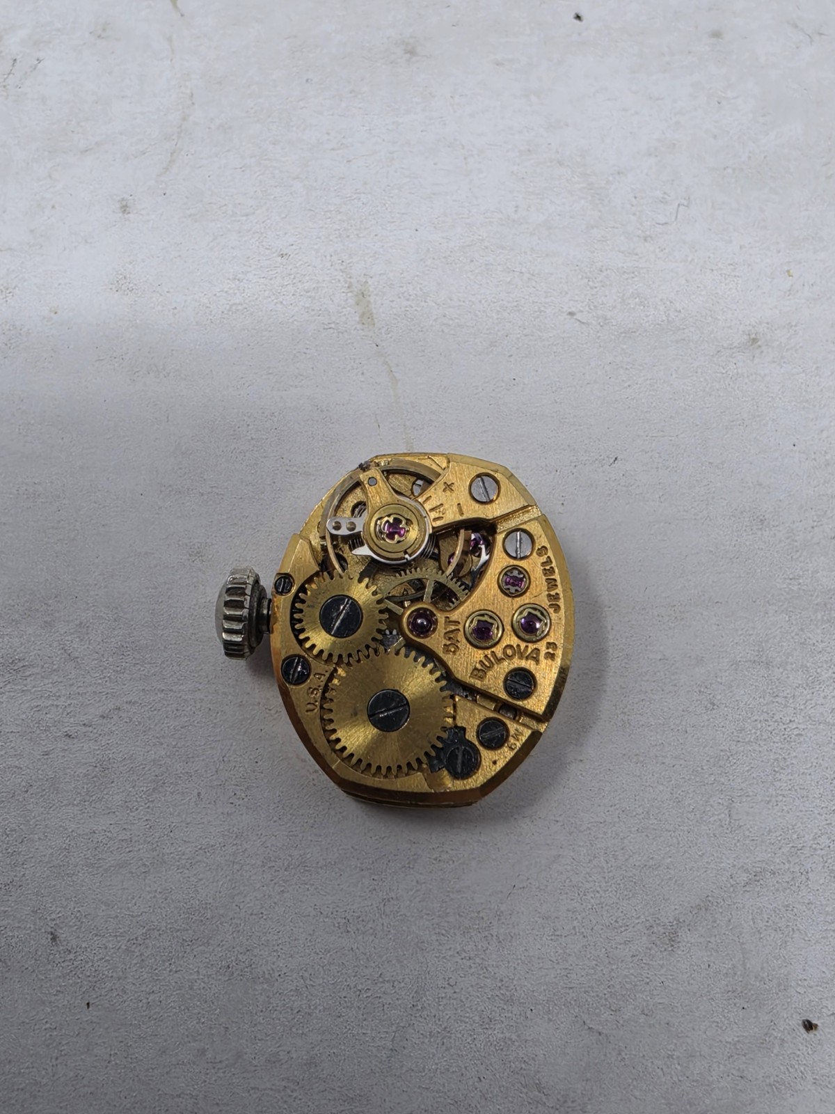 Vintage Watch Parts Lot Elgin Bulova Westclox Seiko Waltham Gruen Movements