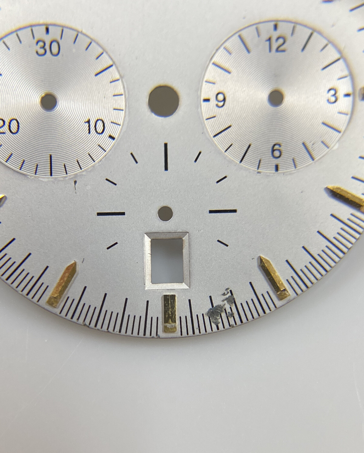 Original IWC Schaffhausen GST Chronograph 3727-03 Silver/Gold 27mm Dial