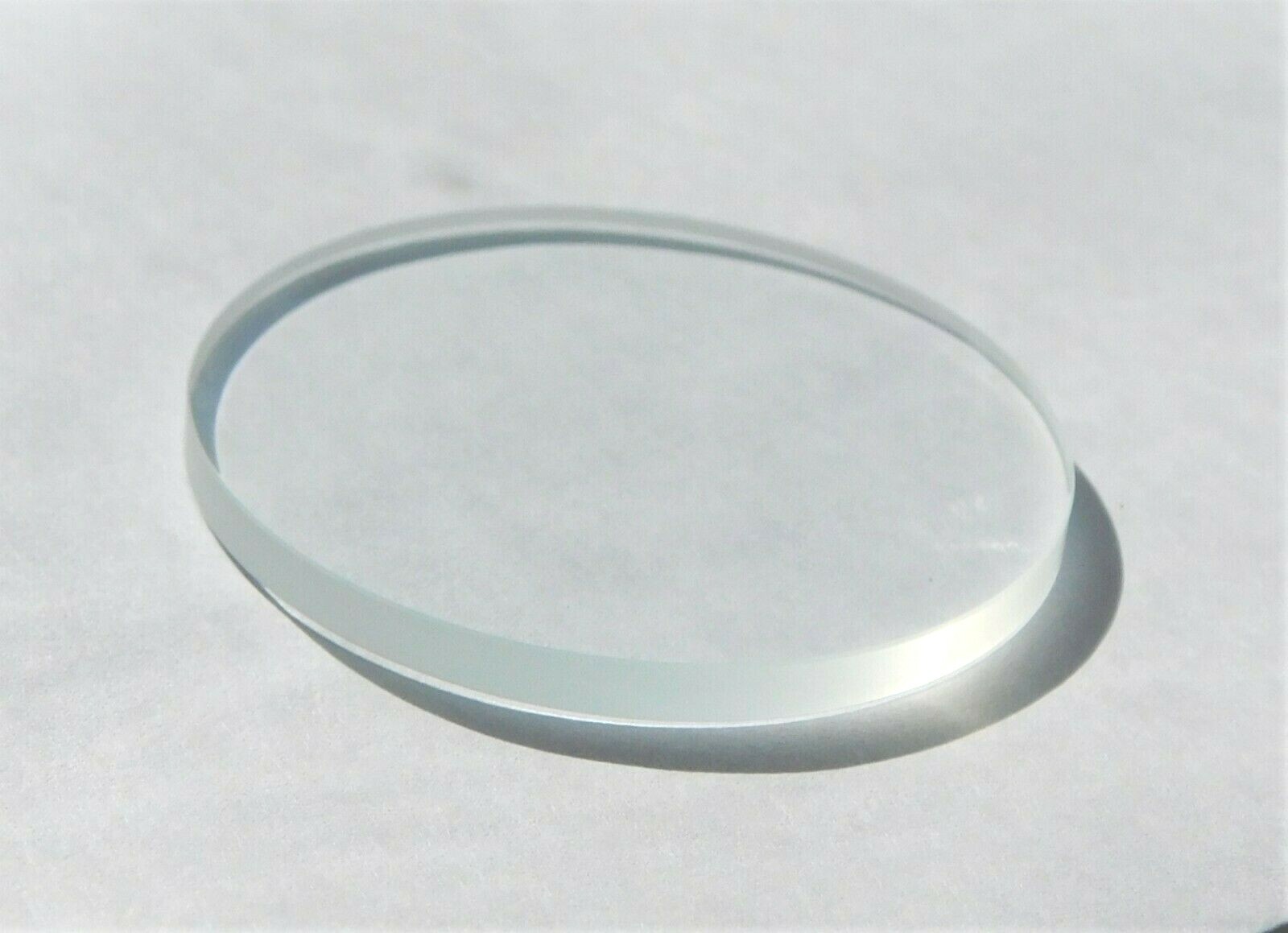 Flat mineral glass watch crystal 3.00mm thick, diameters 37.0 to 45.0mm 1 piece