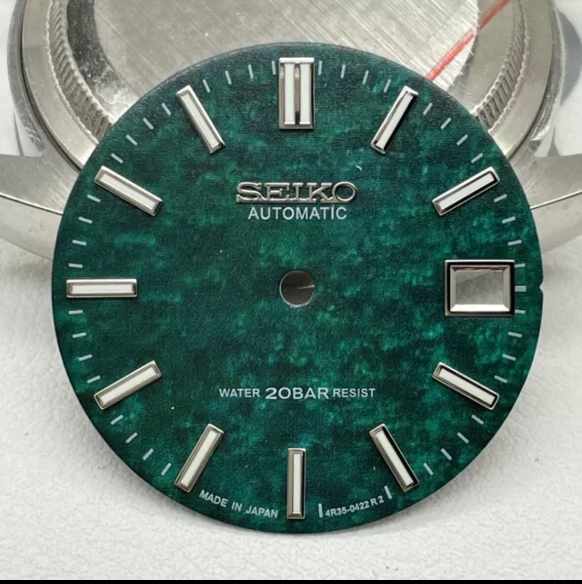 28.5mm Diving Watch Dial Green Lume for Nh35 Nh36 4R Movement Watch Parts