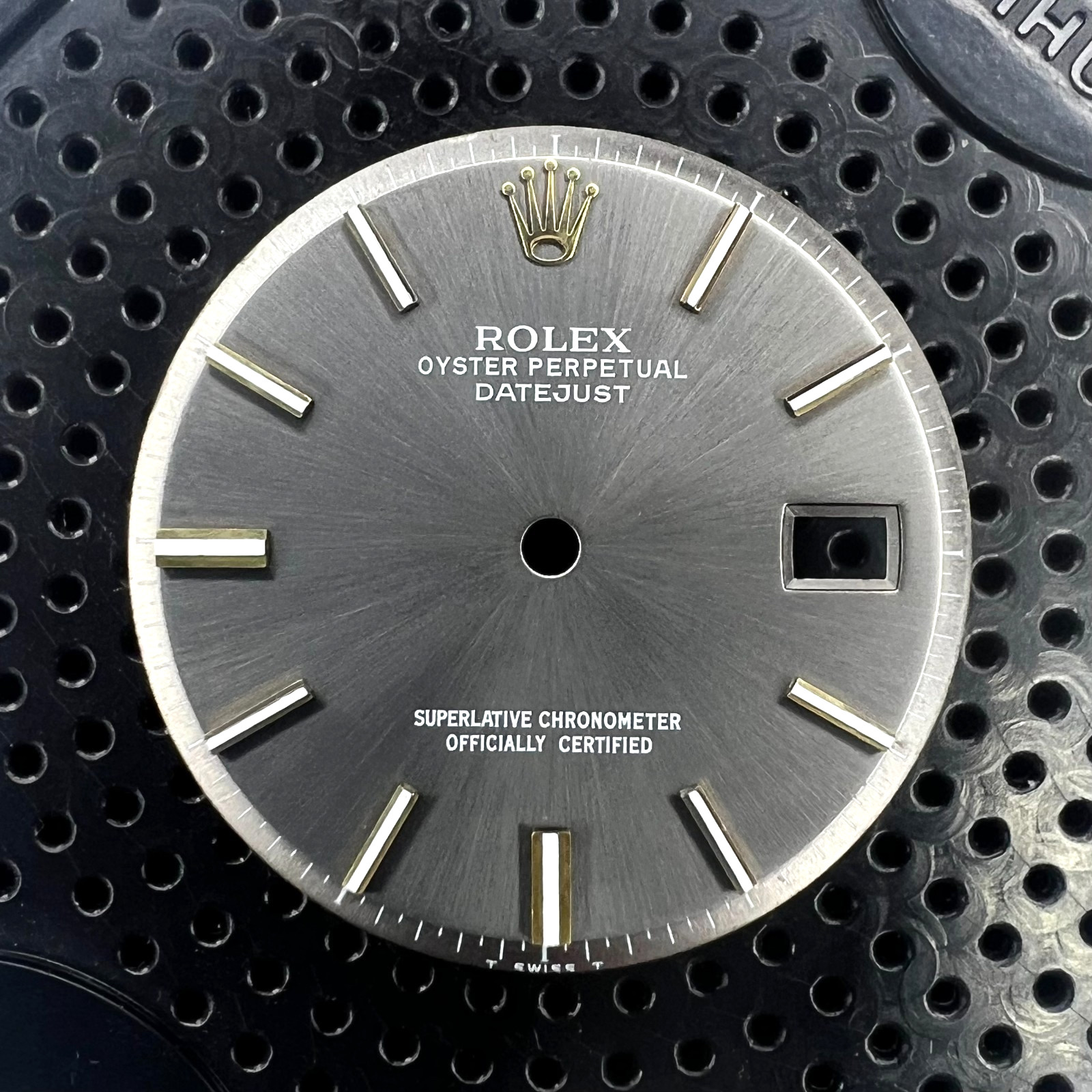 Authentic Factory Rolex Turn-O-Graph model 1625 Slate Dial
