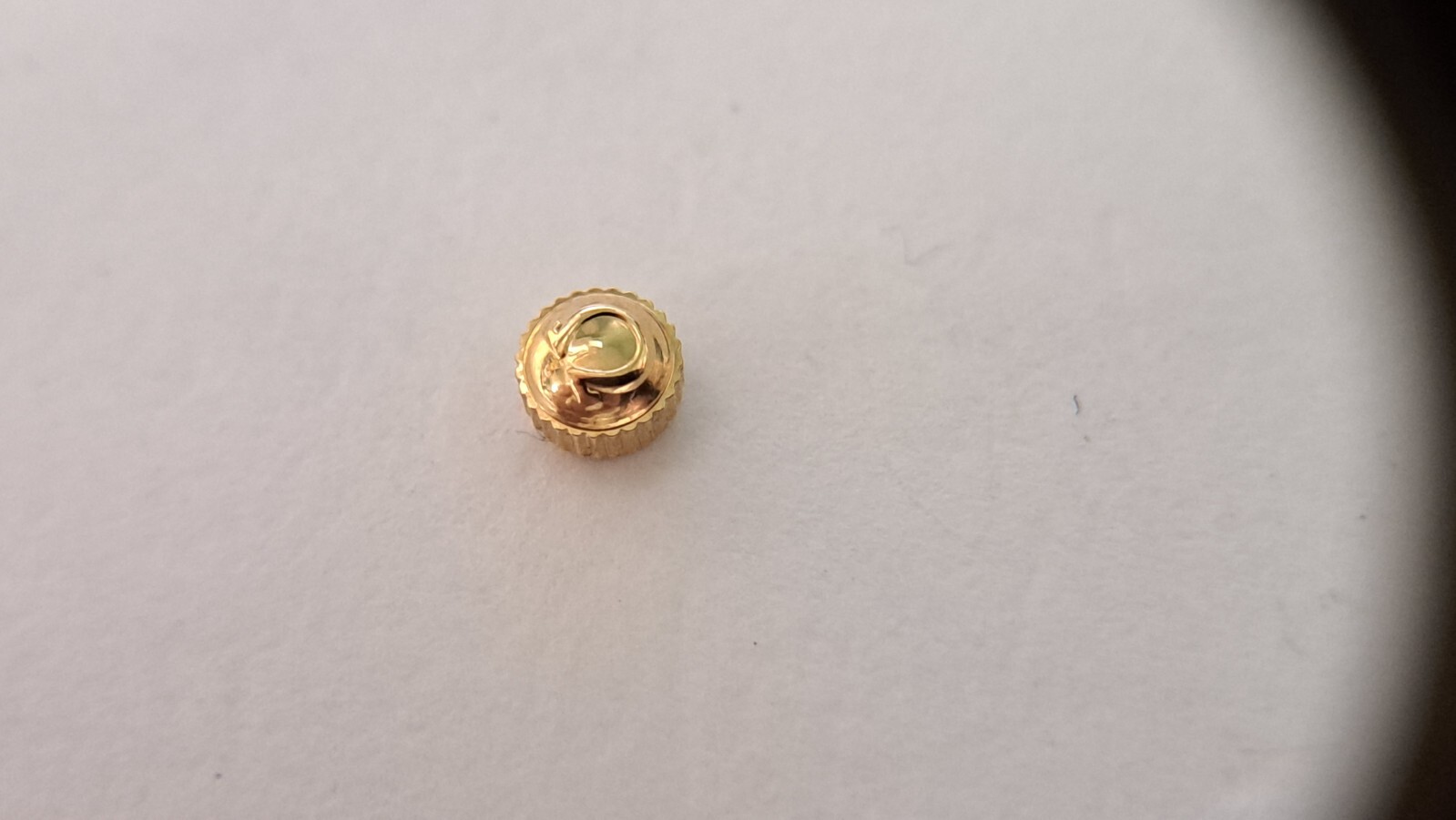 To fit OM CROWN Yellow 3.5mm x 2.0 tap 10 (0.90 thread) for watch repair/parts